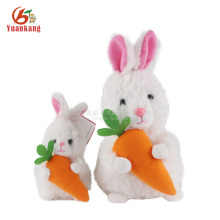 ICTI factory juguete de peluche personalizado al por mayor de peluche blanco conejito conejo de peluche de juguete